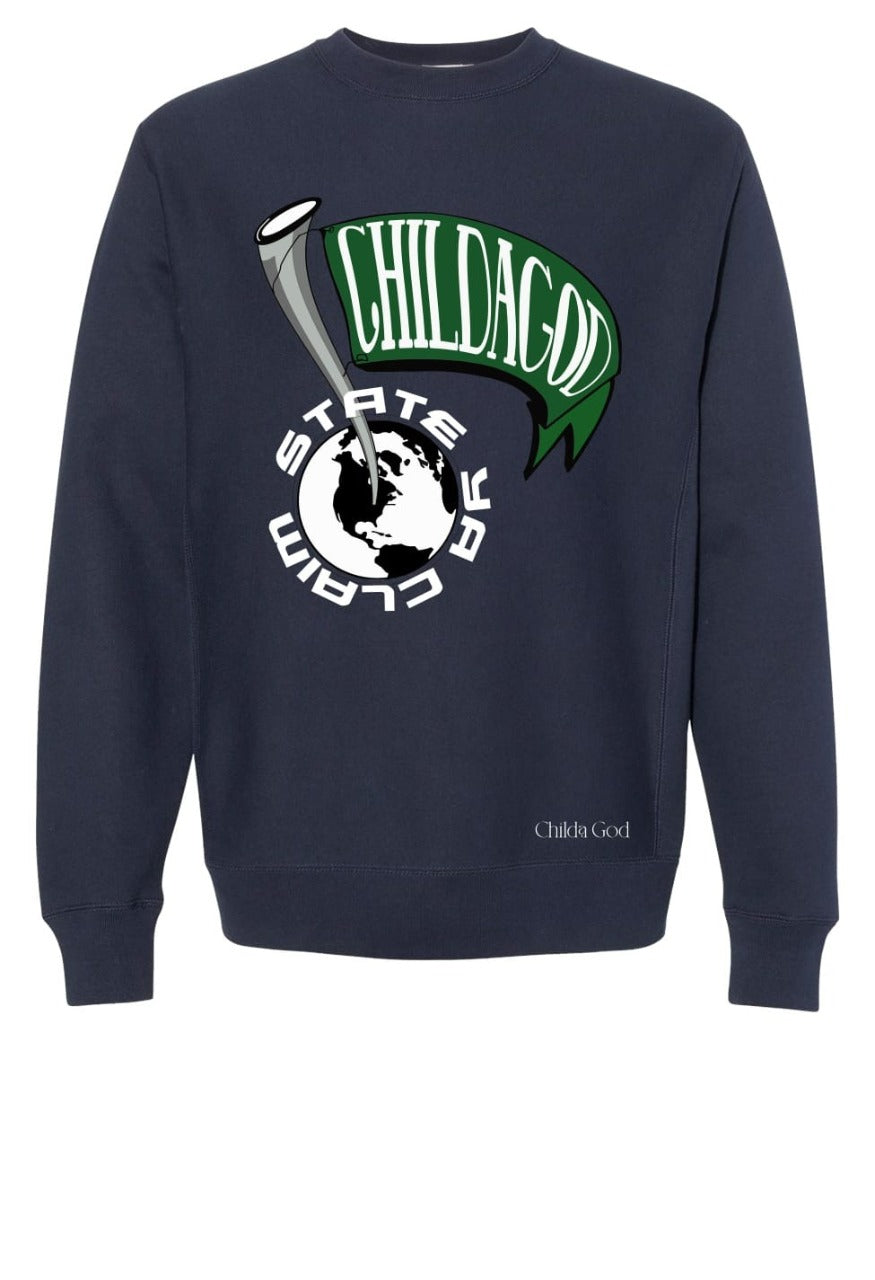 State Ya Claim Bold Premium Crew Sweatshirt